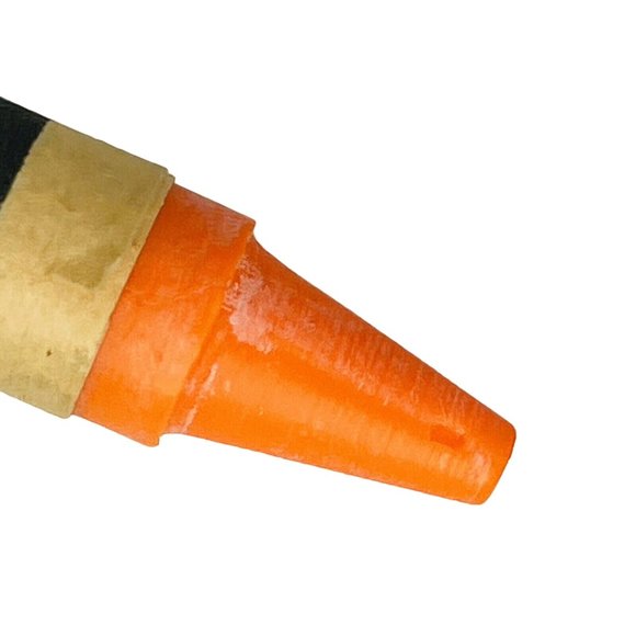 Ultra Yellow Crayola Crayon Fluorescent Retired Permanent Name Change Vintage - Picture 4 of 10